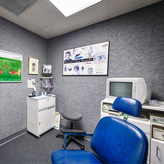 testing room at Bisel Hearing Aid center